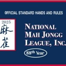 Mah Jongg League 2025 Amazon Bestseller New Counting Card Rules Card for Mahjong