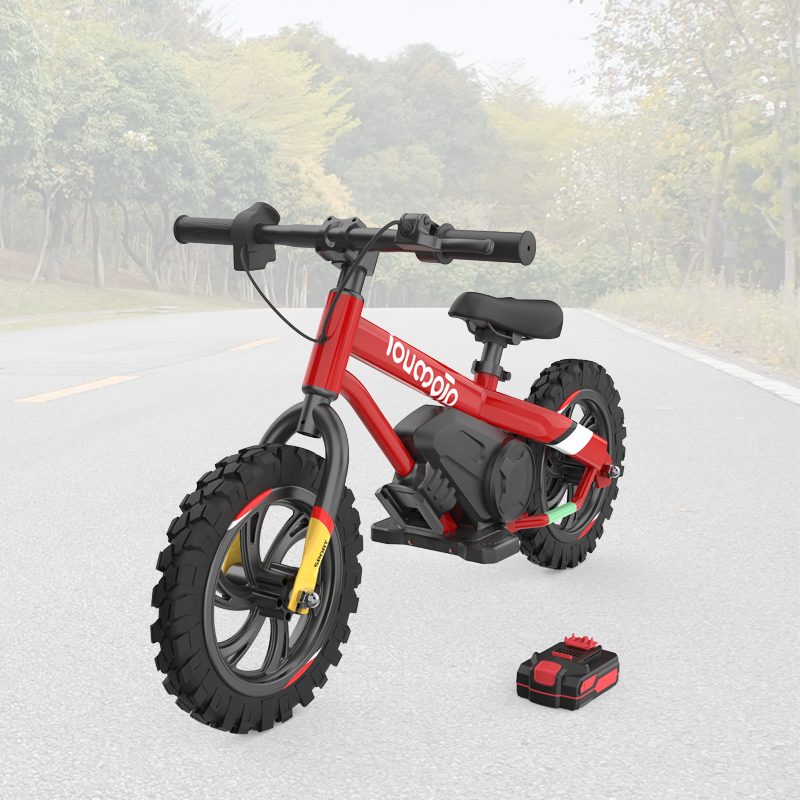 Unfold 2-Wheel 16-Inch Electric Balance Bike for Children 6~9 Years Old Youmota Brand 150W Motor Kids Electric Balance Bikes Maximum Speed 9.9 MPH &amp; Range 6.2 Miles