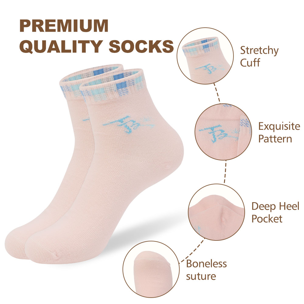 Twelve pairs of women's autumn and winter grass edge mid-tube socks, sweet and cute all-match women's socks(Twelve pairs)