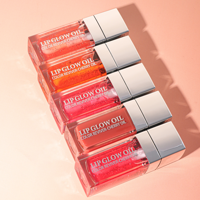 YOUNG VISION Mint Lip Oil, 5 Colors /set, Lip Tint, Water Mist Lip Dew, Moisturizing Lip Liquid