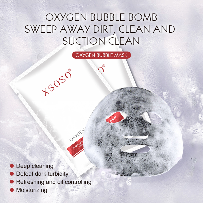 Bubble Mask - 5 Pieces in 1 Box - Deep Cleansing & Pore Tightening Facial Treatment for Radiant Skin