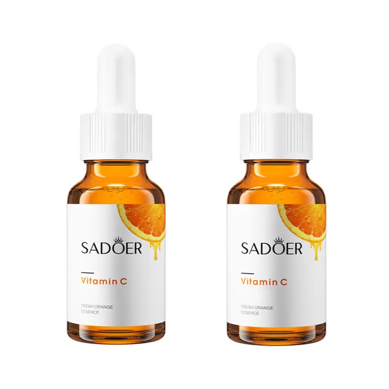 2 x SADOER Hyaluronic Acid & Vitamin C Facial SerumsHydrating + Brightening | Dropper design for precise applicationAll skin types: Sensitive, Dry, Oily, Combination Anti-pollution protection | Elegant amber glass bottle (UV protection)