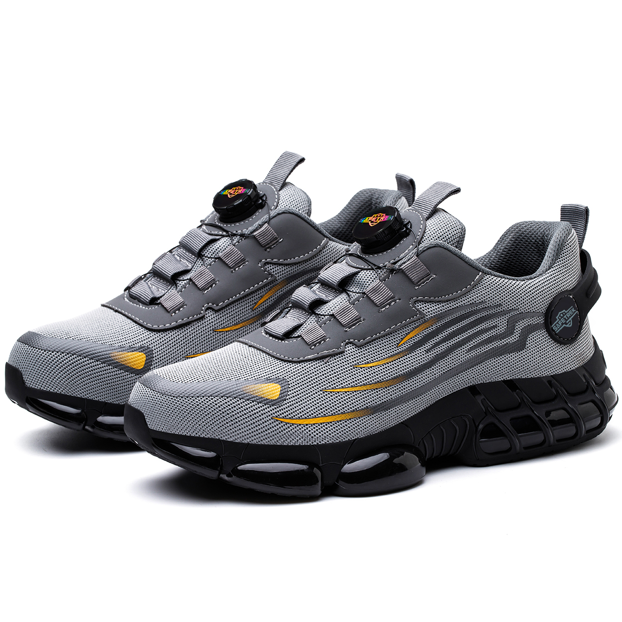 Men'S Steel Toe Work Shoes - Anti-Smashing Protective Shoes with EVA Sole, Breathable Mesh Upper & Durable Fabric Lining for Construction, Farm, Hiking - All-Season Comfort, Steel Toe Design, Construction Site Footwear, Sleek Workwear, Antislip Sole