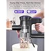 MONSGA Cordless Vacuum Cleaner, 45KPa 400W Stick Vacuum for Home, 50Mins Anti-Tangled Vacuum Cleaner with Charging Dock, Light-weighted Handheld Vacuum for Pet Hair/Carpet/Floor, LED Touch Display,MV3