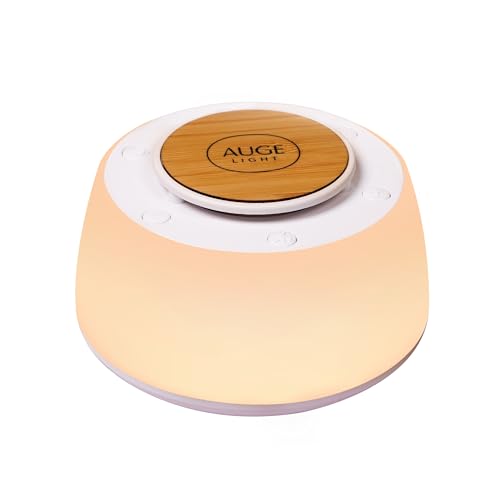 AUGE White Noise Sleep Machine Bluetooth Speaker 30 Soothing Sounds 3 Timer 32 Volume
