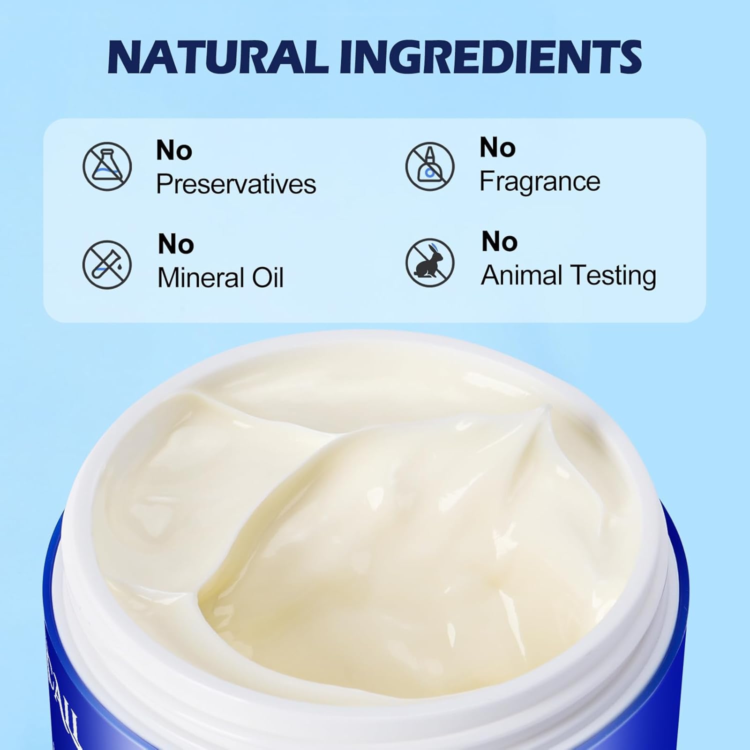 Body Lotion with Deep Moisturizing, Body Moisturizer Cream for Repair Dry Skin, Non-Greasy & Fast Absorbing, Fragrance-Free