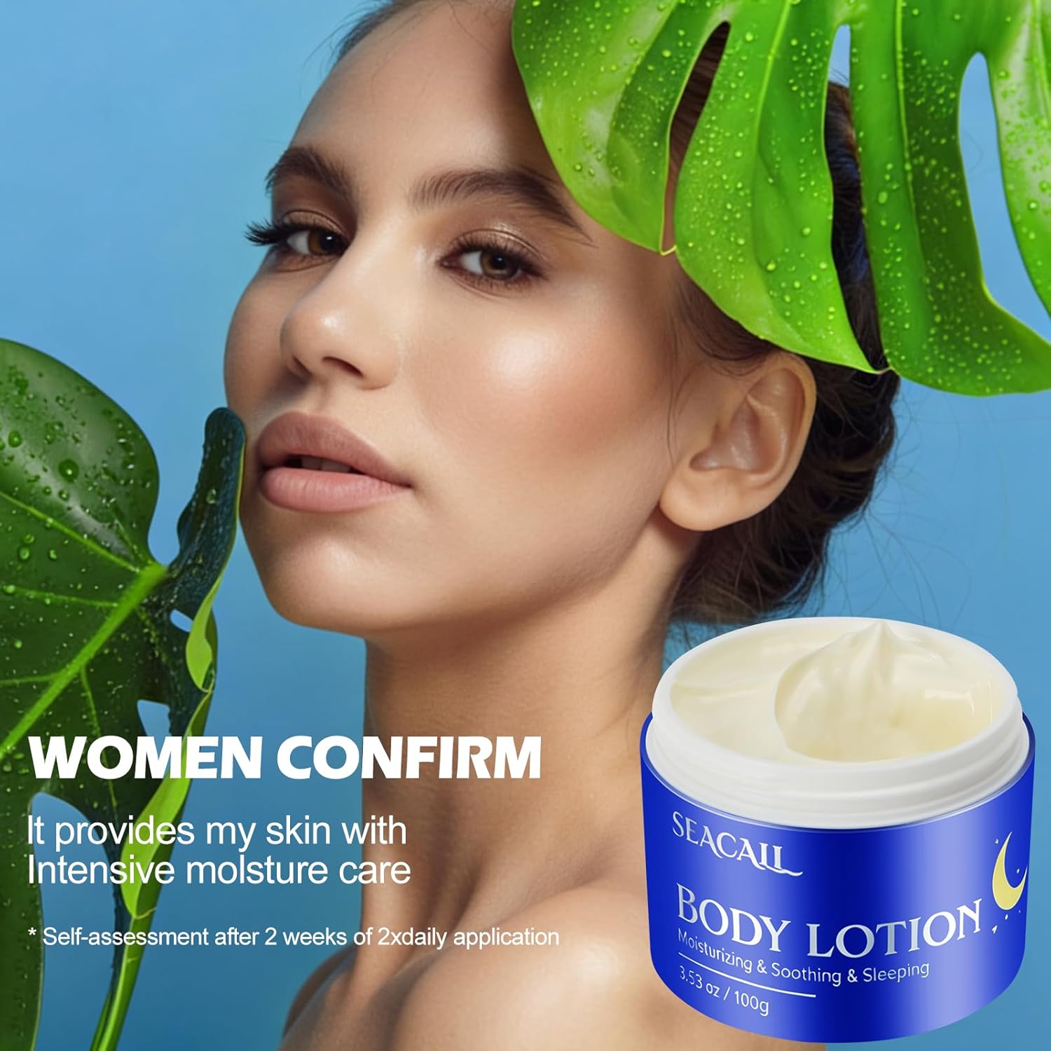 Body Lotion with Deep Moisturizing, Body Moisturizer Cream for Repair Dry Skin, Non-Greasy & Fast Absorbing, Fragrance-Free