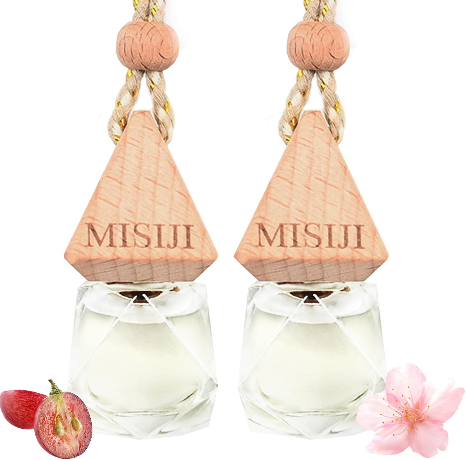 Hanging Car Air Freshener-Sakura,Long Lasting Fragrance Car Scents,Car Decorations