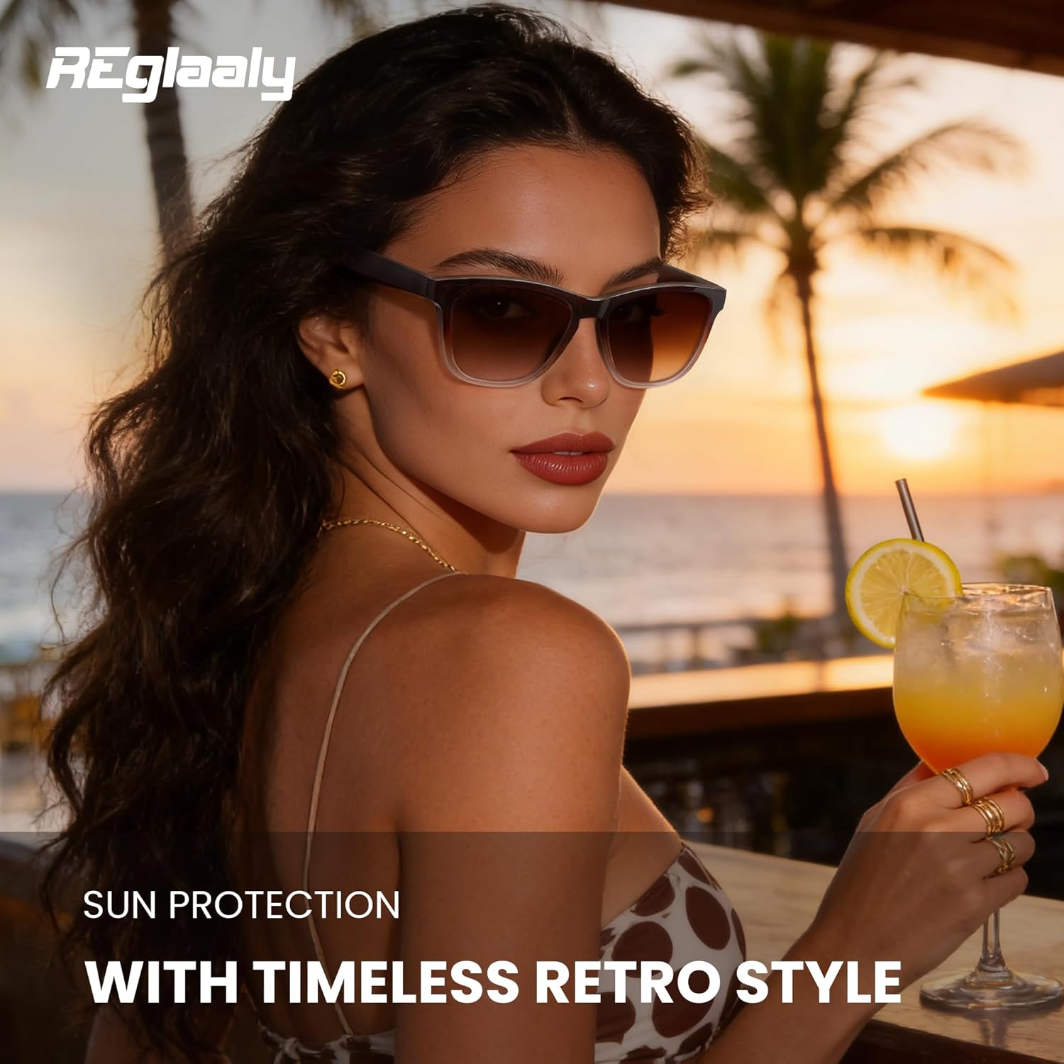 Polarized Sunglasses for Women Trendy Womens Sunglasses Classic Retro Designer Sun Glasses UV Protection Shades