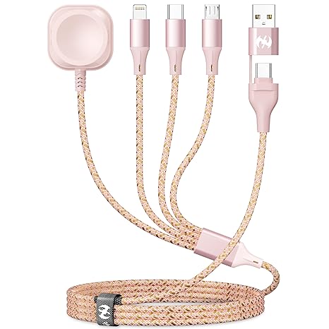 4ft-4in1-multi charging cable-AppleWtch-iPhone-Android-USB-C-Lightning-fast