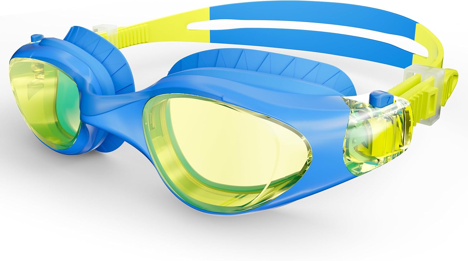 Swim Goggles for Kids 6-14, Anti-Fog UV Protection Clear Swimming Goggles, Leakproof Pool Swim Goggles for Boys Girls