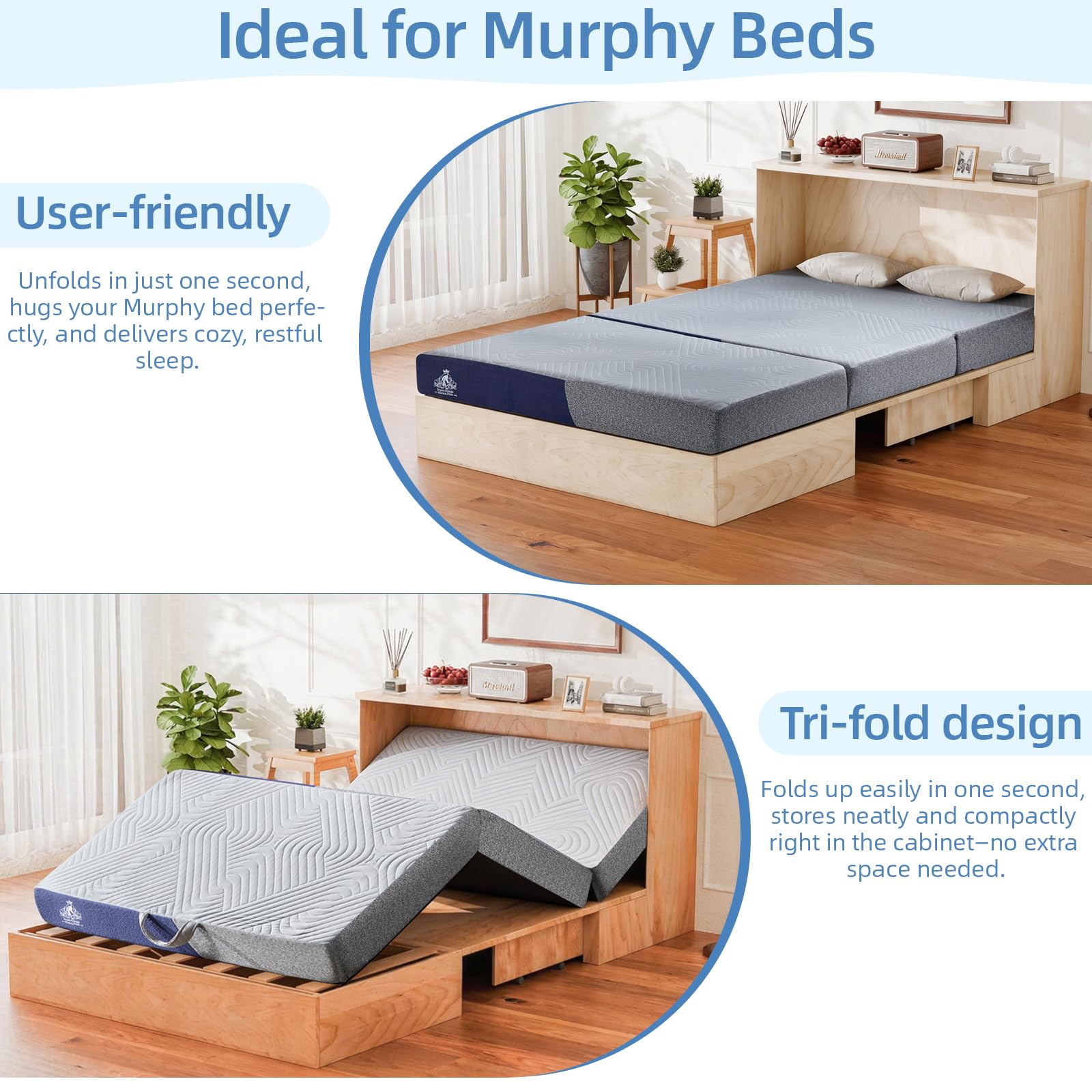 GAIALOOP Floor Memory Foam Car Camping Bed Glamping Roll Up Futon Mattress, Japanese Floor Sleeping Mat Camp Cot Mattress Pad Travel Guest Side Sleepers [Cot: 72 * 24 * 3'']