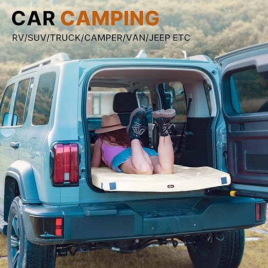Floor GAIALOOP Memory Foam Car Camping Bed Glamping Roll Up Futon Mattress, Japanese Floor Sleeping Mat Camp Cot Mattress Pad Travel Guest Side Sleepers [Cot: 72 * 24 * 3'']