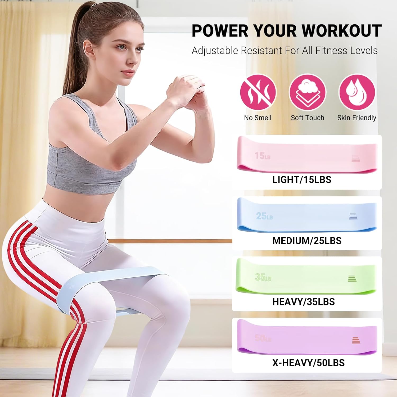 Home Pilates Essential Kit for Women, Pilates Equipment Set with Pelvic Floor Trainer, Resistance Bands for Beginners Home Workouts