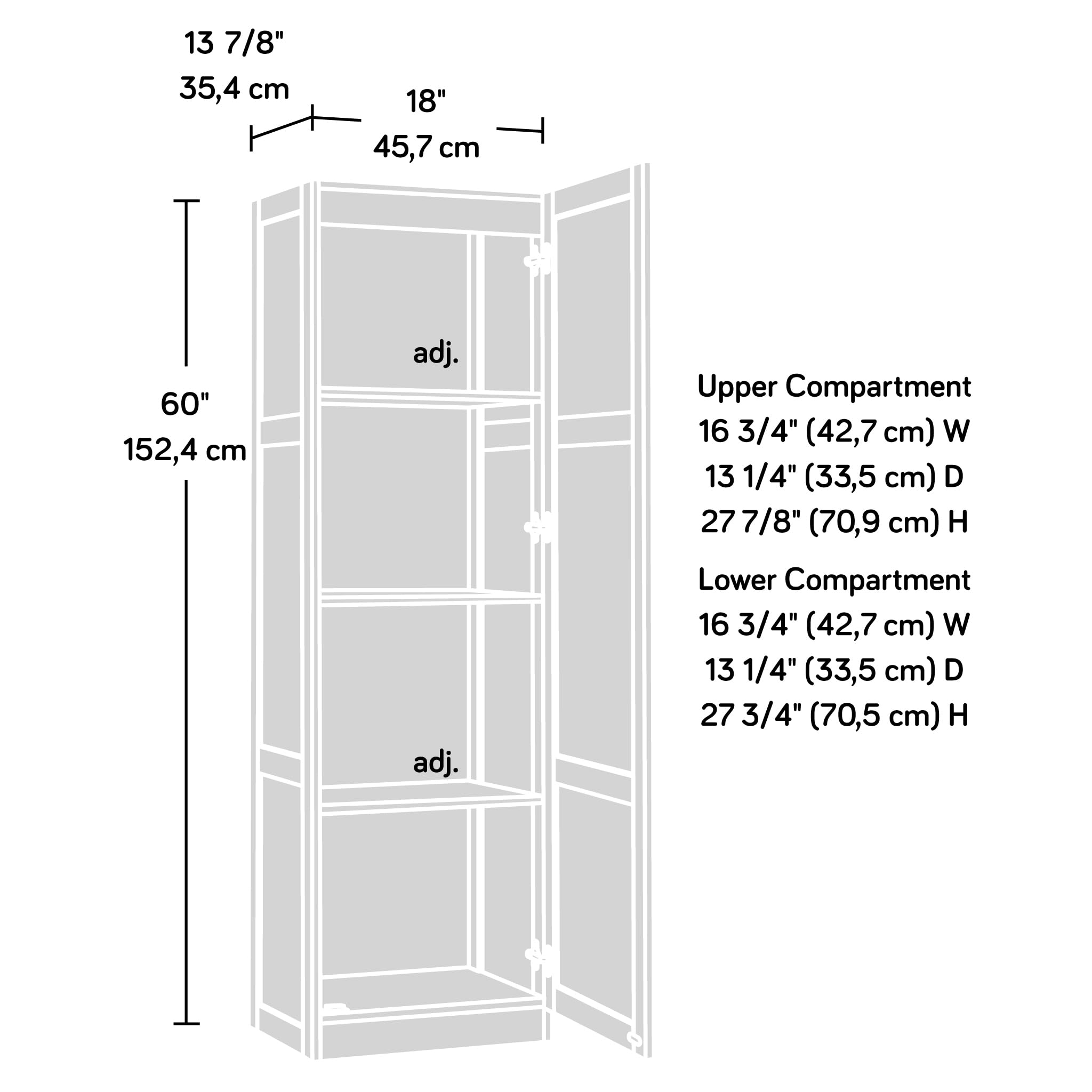 改Sauder Miscellaneous Storage Cabinet/ Pantry cabinets, Highland Oak finish