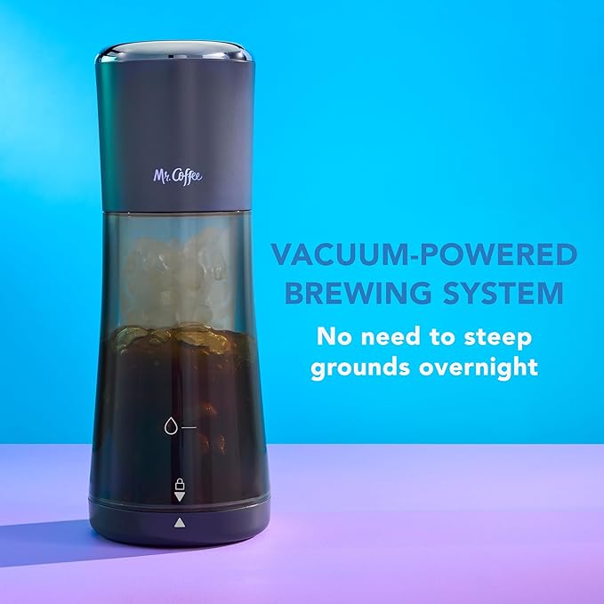 Mr. Coffee® Express Cold Brew Coffee Maker, 10-Minute Cold Brew Coffee Machine, Sake