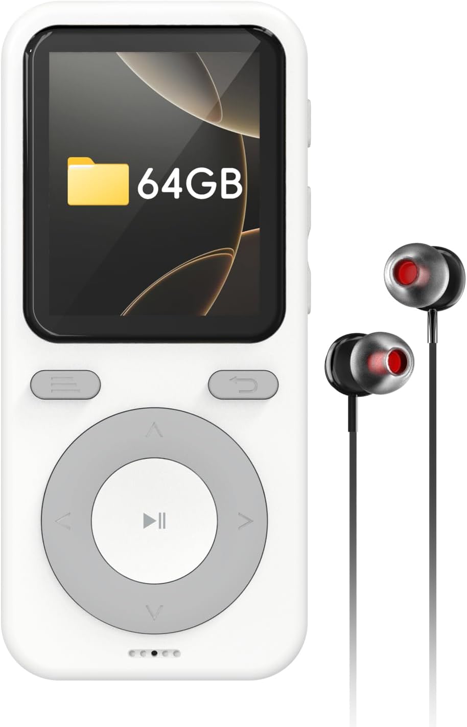 64GB Bluetooth MP3 Player with Speaker-HiFi Lossless-Recorder-Sport-128GB Expandable
