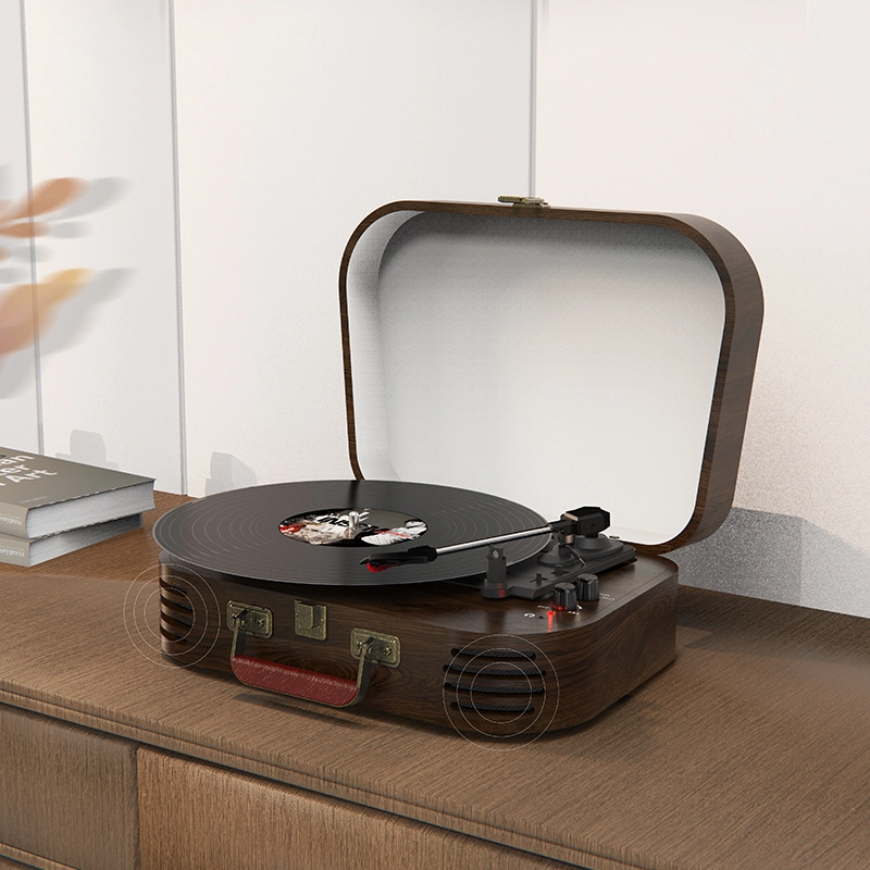 A3 Turntable - 2 Spkrs - 3-Speed - BT Speaker - USB - AUX - RCA