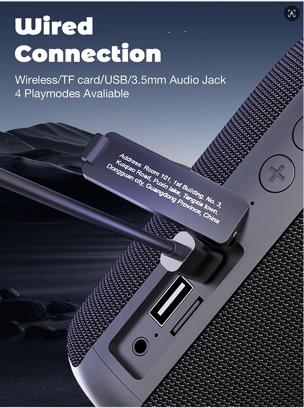 GENAI B26 Waterproof Bluetooth Speaker-Portable-Deep Bass-4H Playtime-Hands-Free Calling
