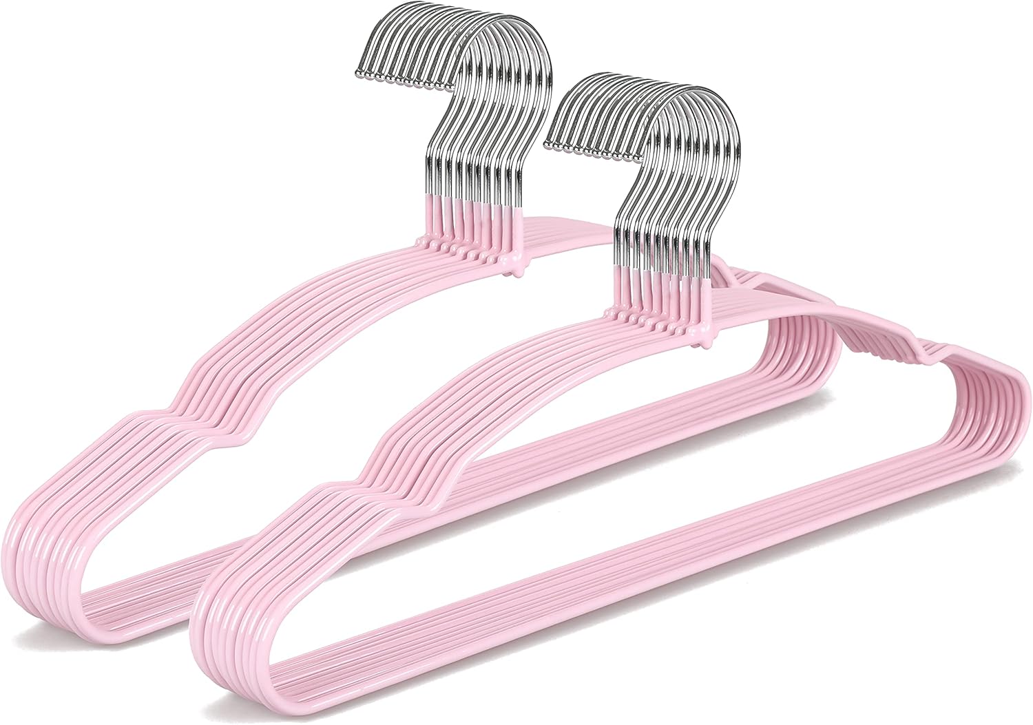 Non Slip Hangers-Heavy Duty Durable Clothes Hangers with Anti-slip Design for Various Coats