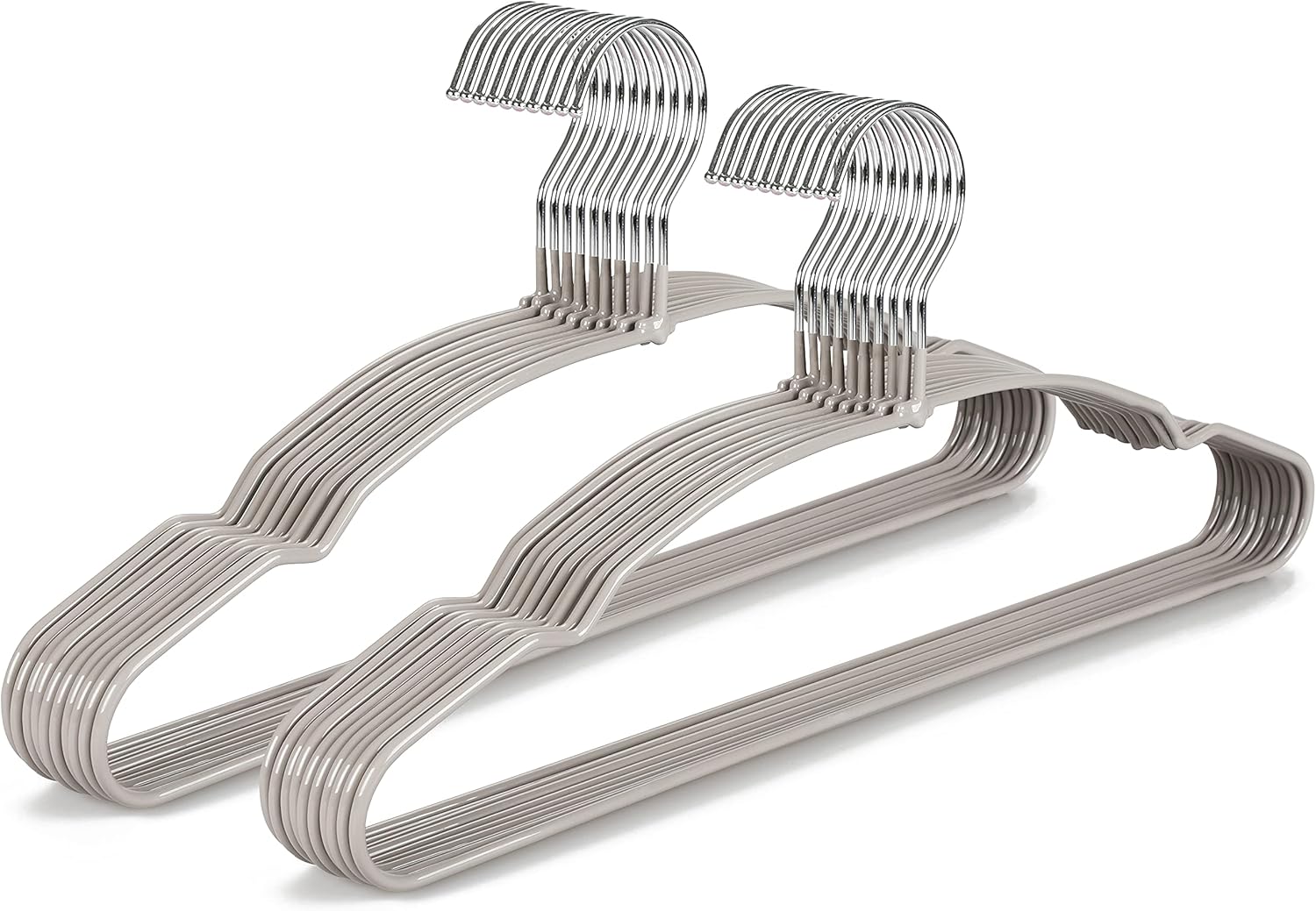 Non Slip Hangers-Heavy Duty Durable Clothes Hangers with Anti-slip Design for Various Coats