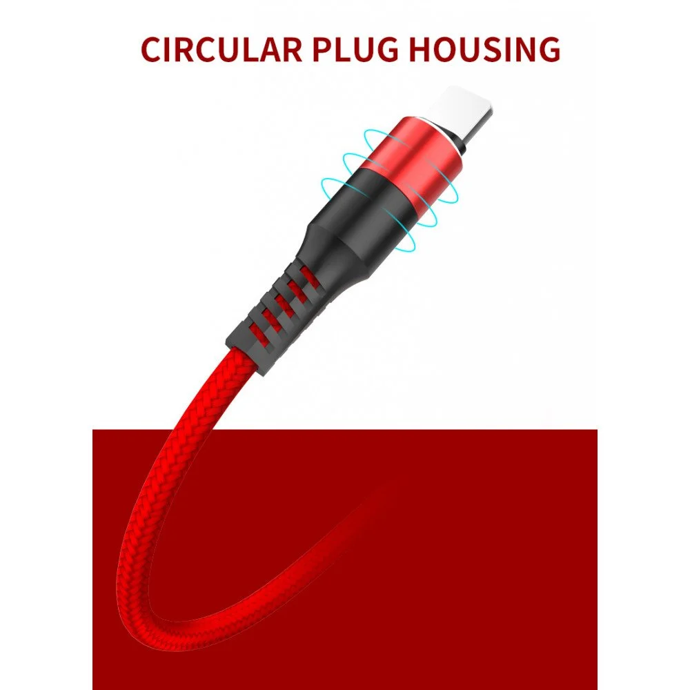 3in1-Nylon-Strong-2.4A-3FT-multi charging cable-USB-charge-only-NoData-Fast