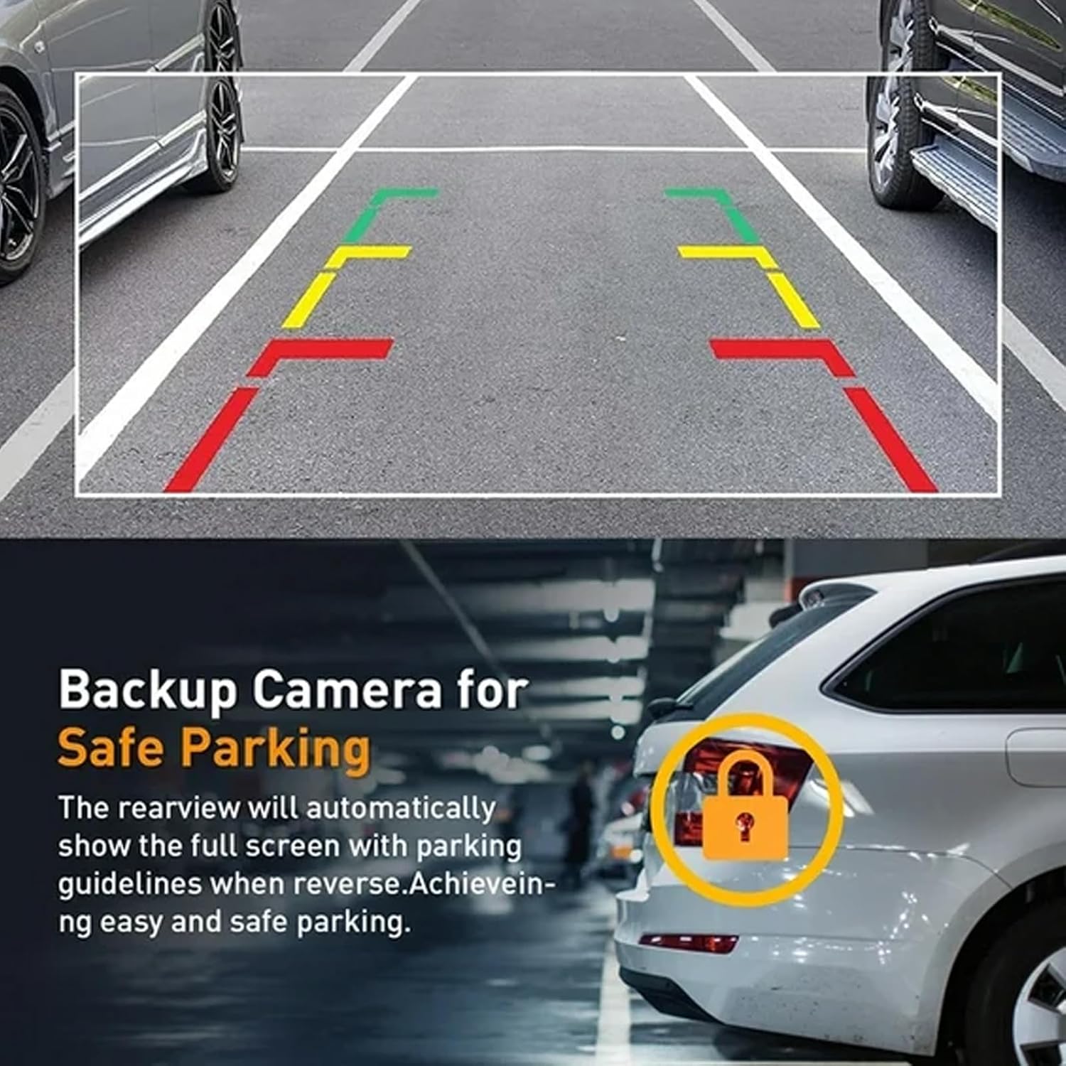 3 Channels Camera Dash Cam for Cars Front HD 1080P Inside Cabin and Rear with 2 inch IPS Screen Car DVR Video Recorder Loop Recording G-Sensor Auto Reverse Parking View Parking With 32G Card