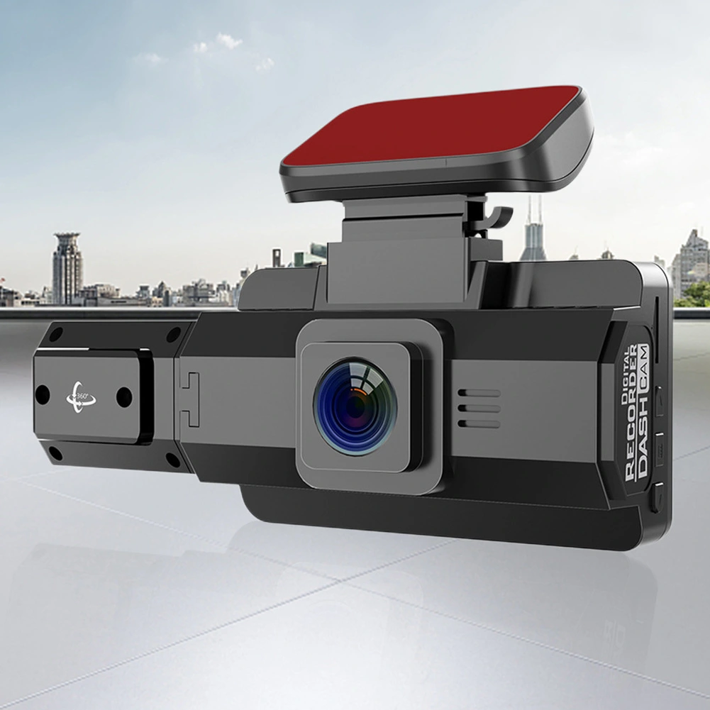 3-Inch Dual Lens Car Dash Cam-Front Inside Recording-Night Vision-G-Sensor Vehicle Dash Camera