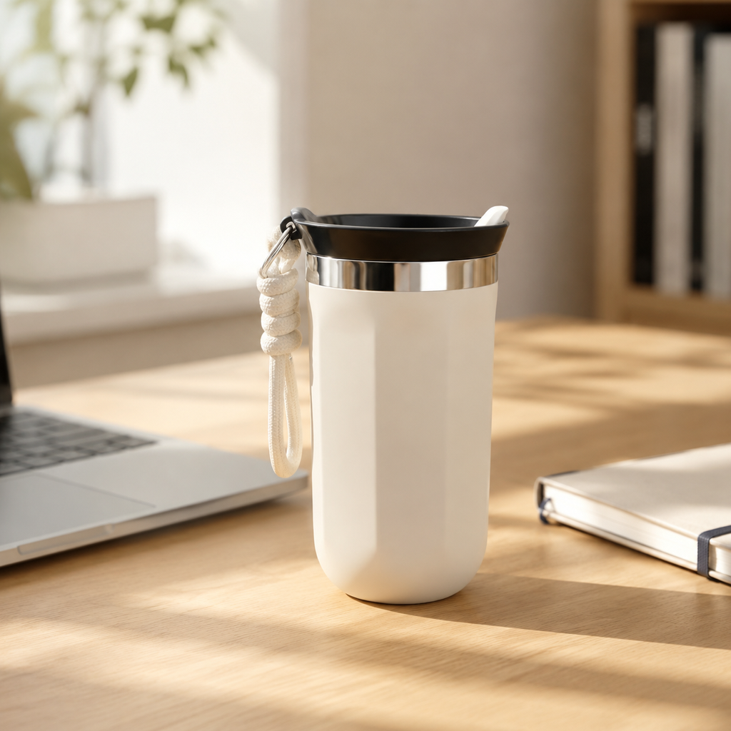 Stainless steel coffee mug-Portable Stainless steel tumbler Vacuum Insulated Travel Cup for Car Office 12oz/17oz